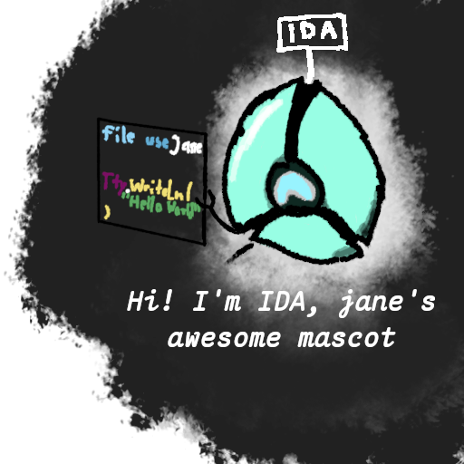 IDA - Jane Language Mascot